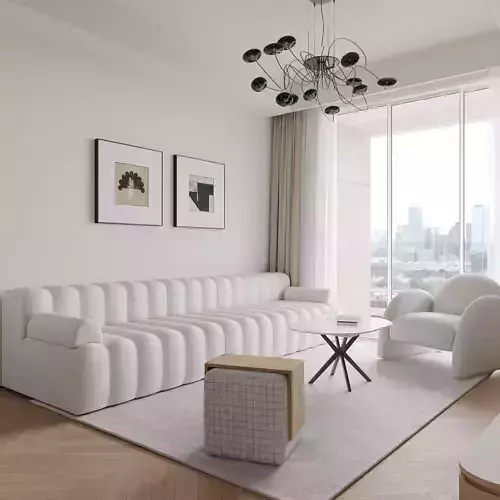 Modern simple livingroom