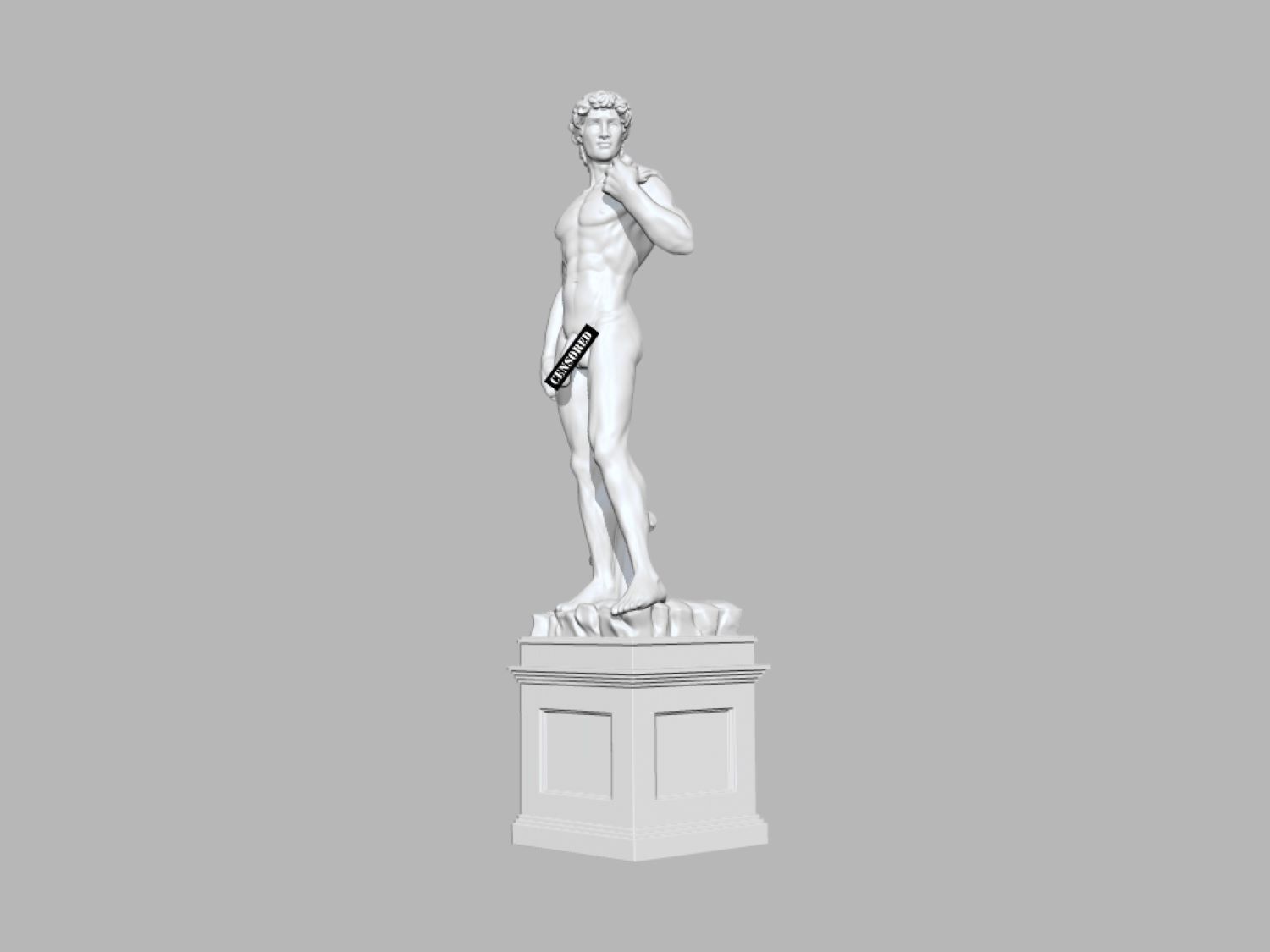 David 3D print model_1