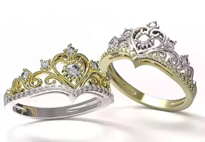 Ring disney princess tiara