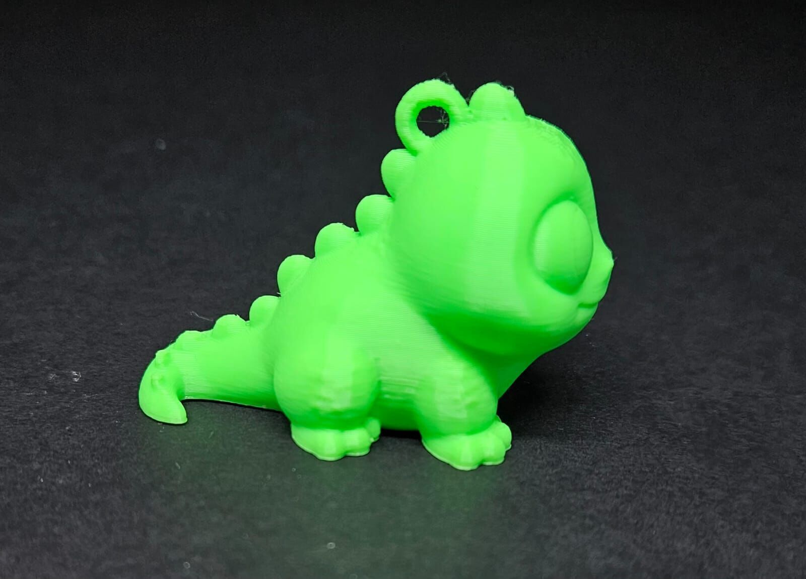 Cute Iguana Cartoon and Keychain Version 3D print model_10