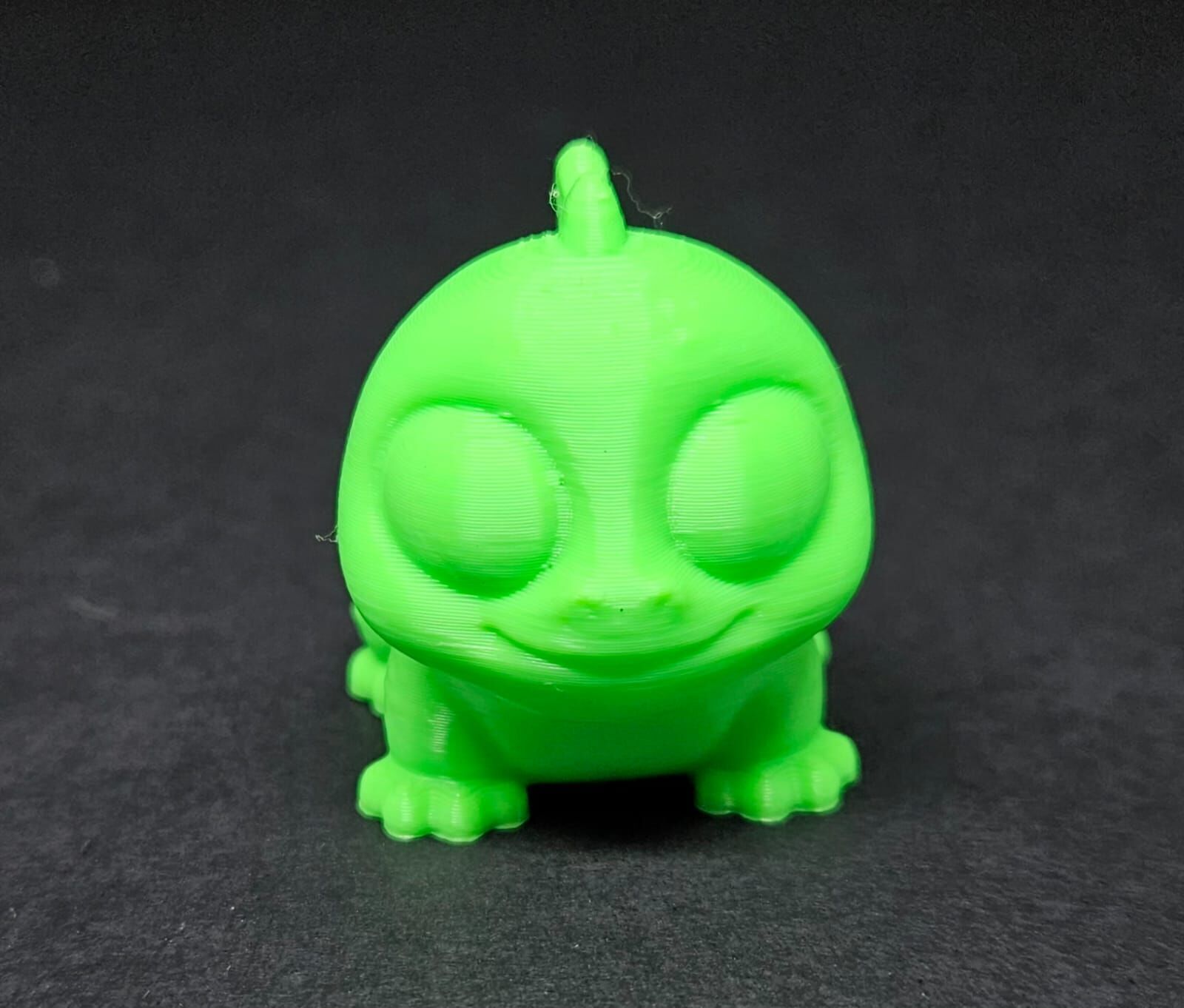 Cute Iguana Cartoon and Keychain Version 3D print model_9