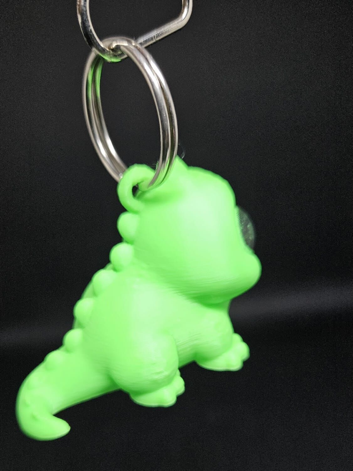 Cute Iguana Cartoon and Keychain Version 3D print model_15