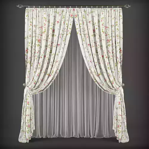 Curtain 3D model 173