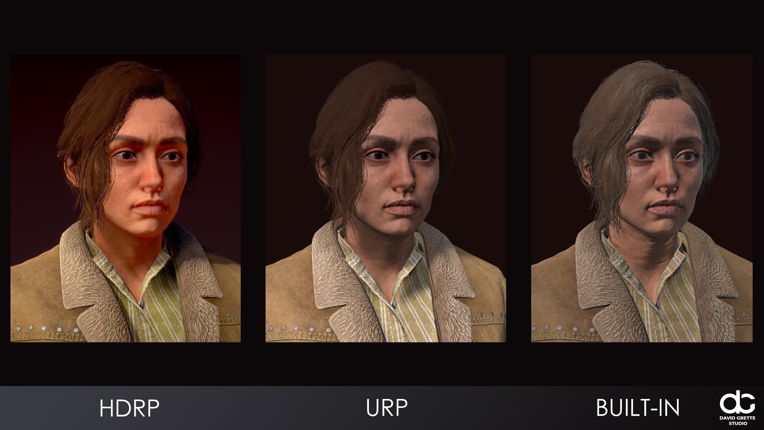 Western Character Mary - Survival Shooter Cowboy Cowgirl Woman Low-poly 3D model_26