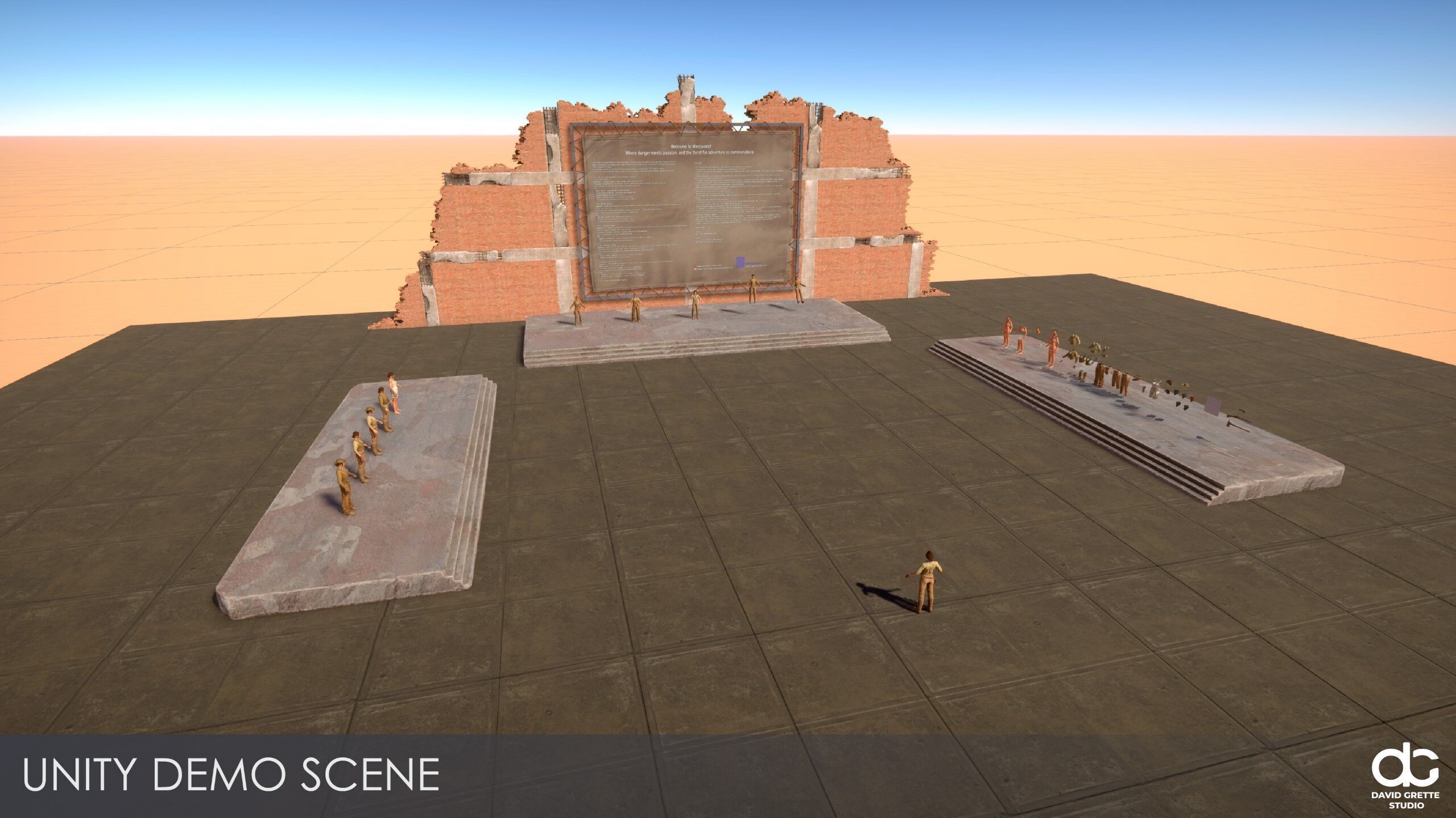 Western Character Mary - Survival Shooter Cowboy Cowgirl Woman Low-poly 3D model_32