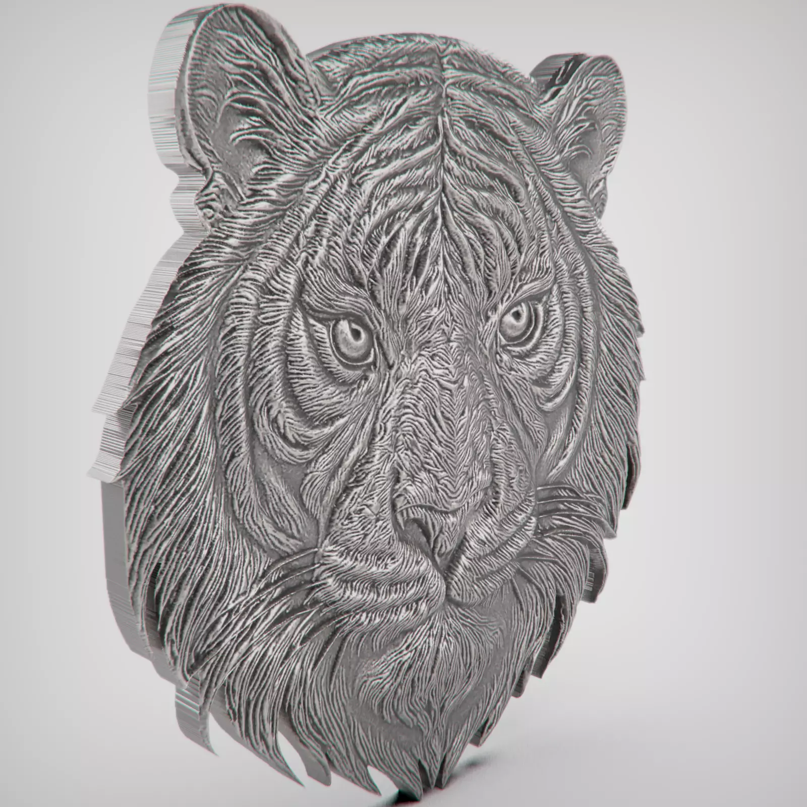 TIGER FACE - ROSTO TIGRE 3D model_0