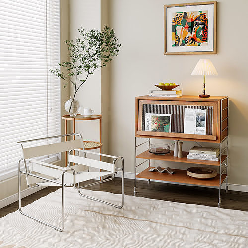 Modern Reading Nook with Bauhaus Chair 258 3D model