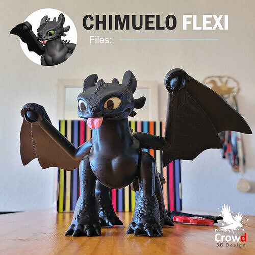 Chimuelo - Toothless Dragon 3D print model