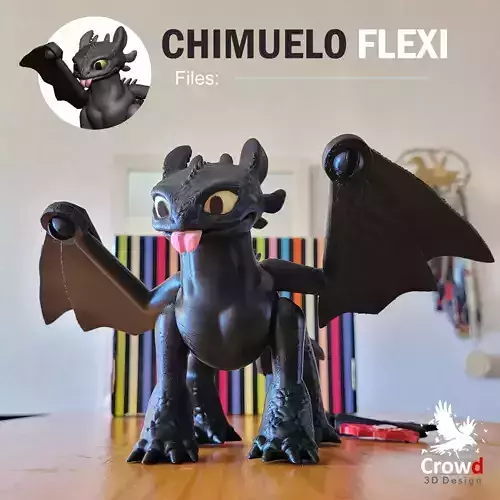Chimuelo - Toothless Dragon 3D print model