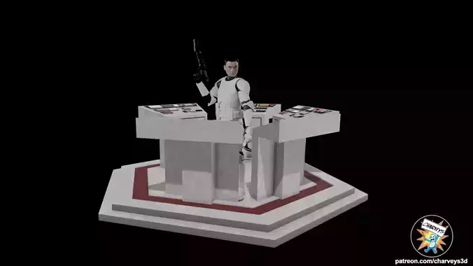 Star Wars Tranquility Detention Area Console for action figures