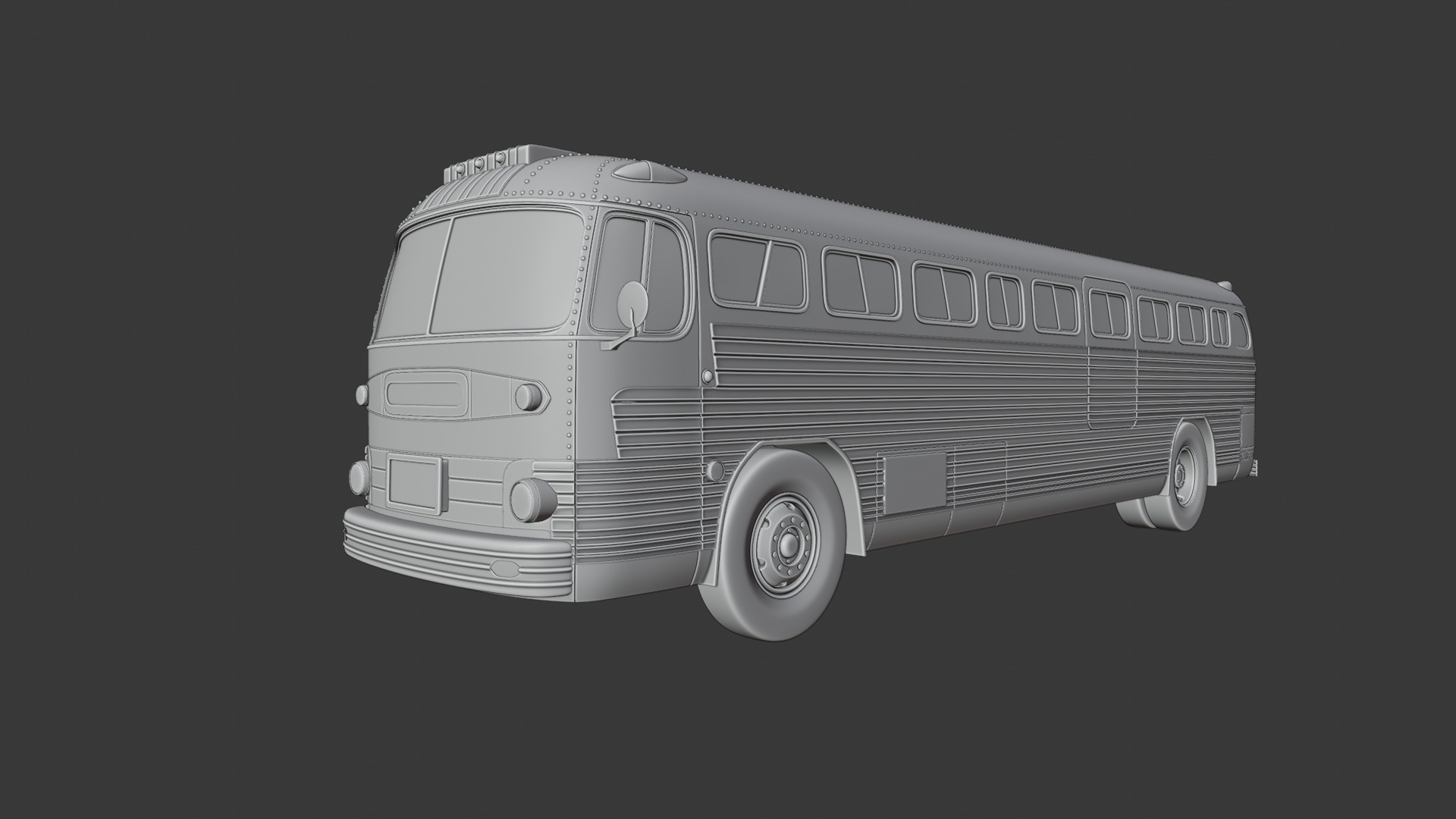 GM PD4104 Coach 3d Print Model 3D print model_2