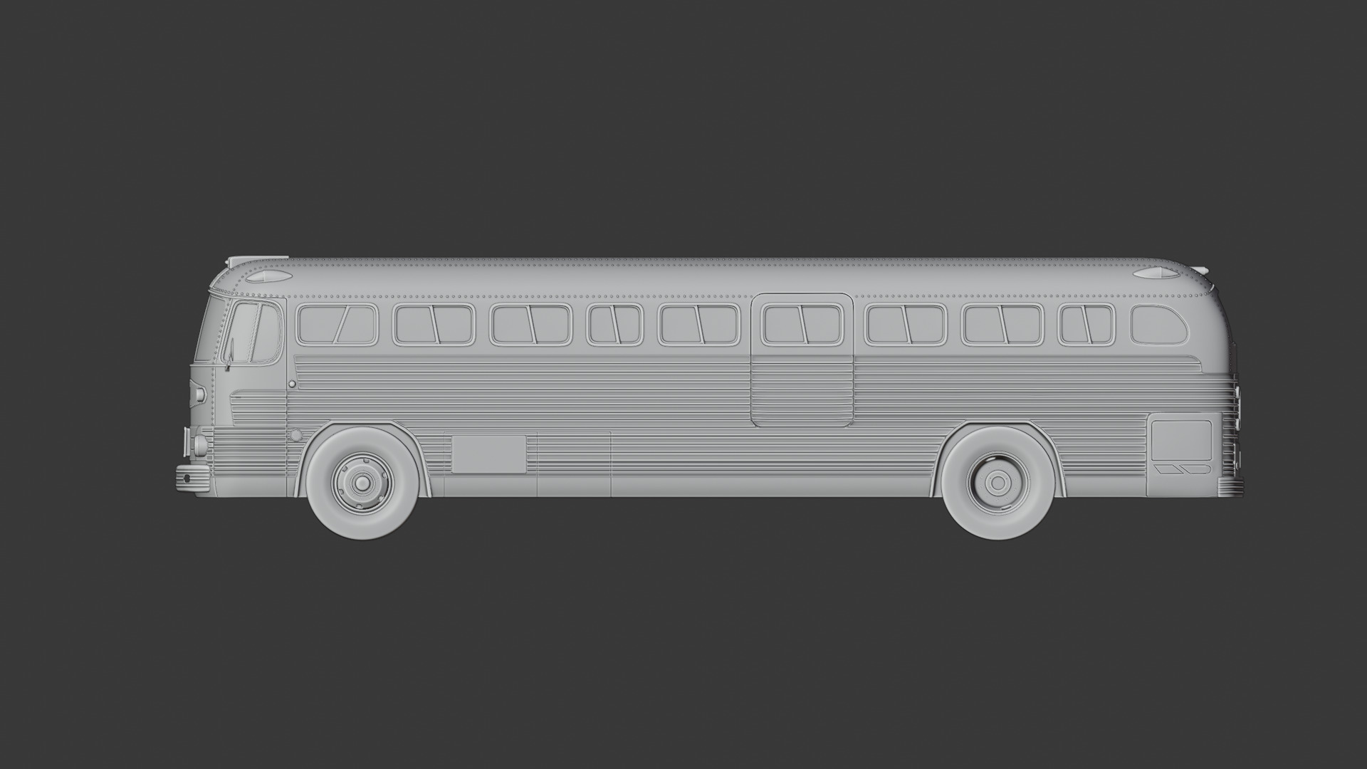 GM PD4104 Coach 3d Print Model 3D print model_5