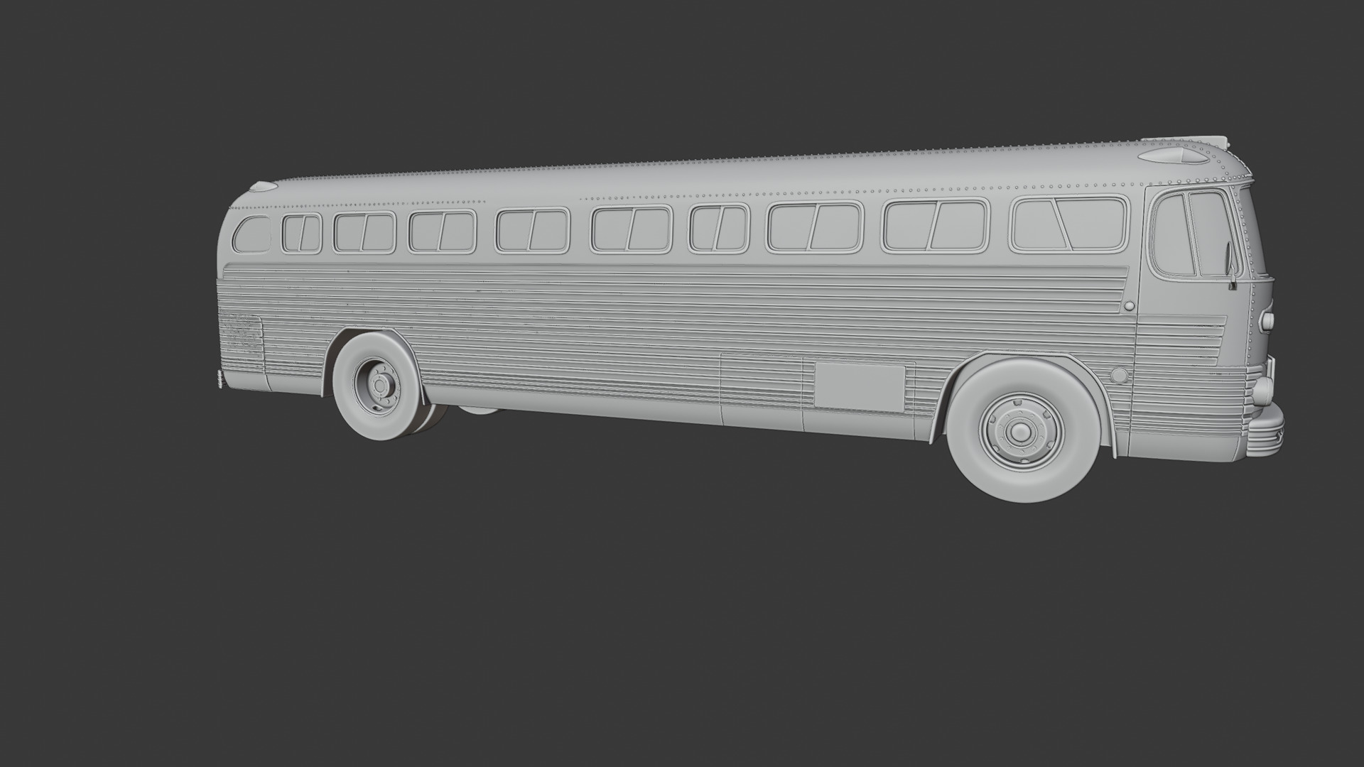 GM PD4104 Coach 3d Print Model 3D print model_8