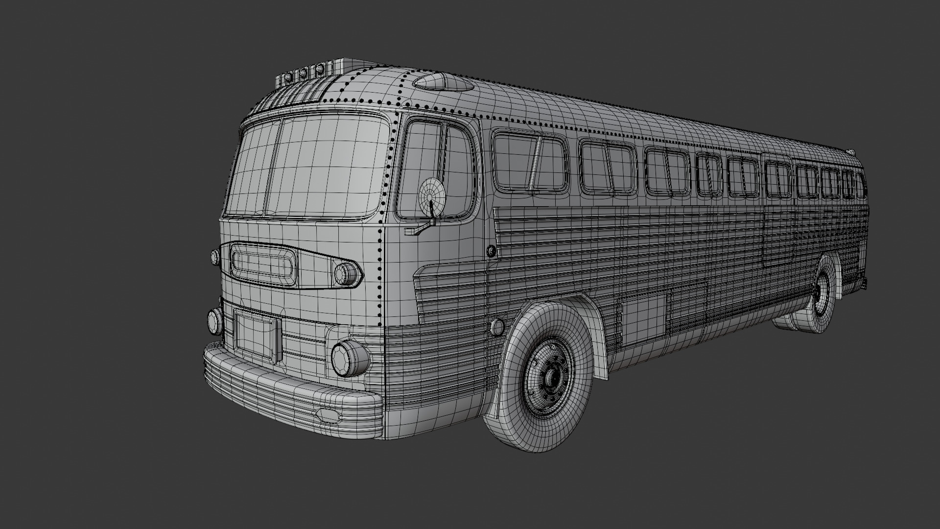 GM PD4104 Coach 3d Print Model 3D print model_1