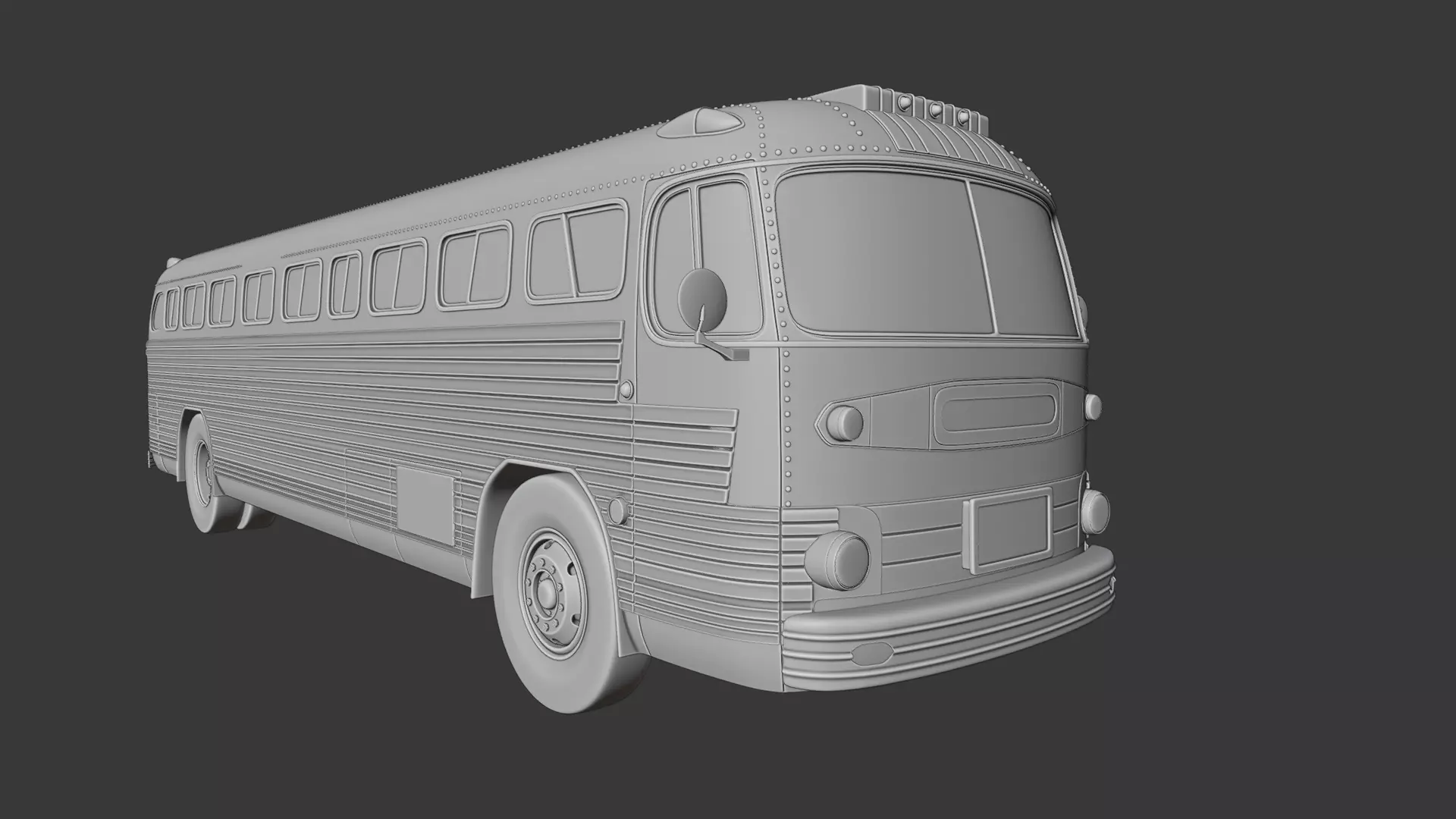 GM PD4104 Coach 3d Print Model 3D print model_0