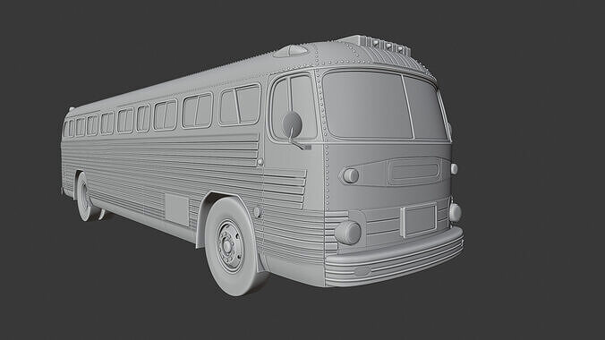 GM PD4104 Coach  3d Print Model 3D print model