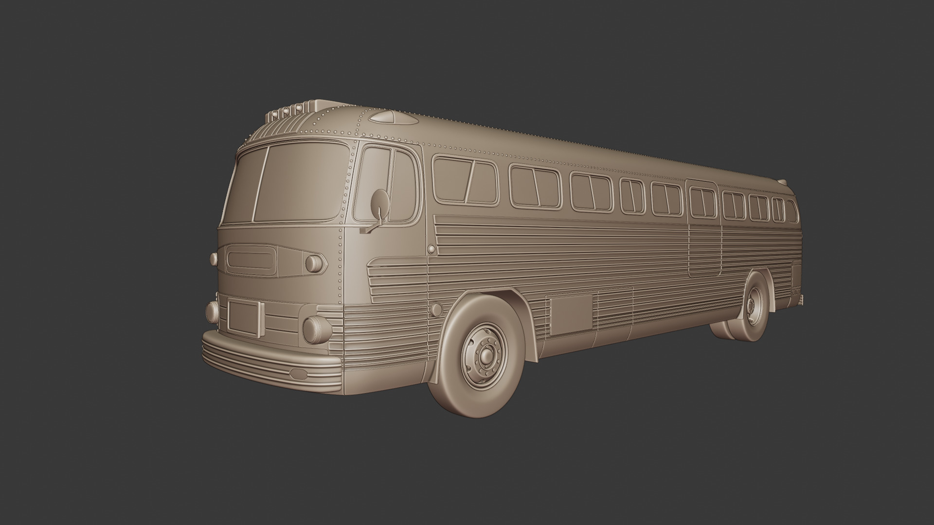 GM PD4104 Coach 3d Print Model 3D print model_6
