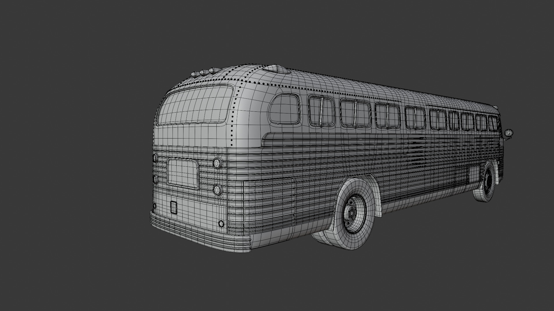 GM PD4104 Coach 3d Print Model 3D print model_7