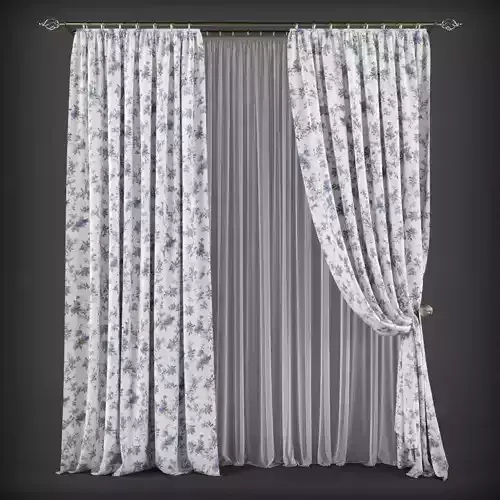 Curtain 3D model 174