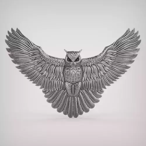 OWL MODELO 3D ORGANIC