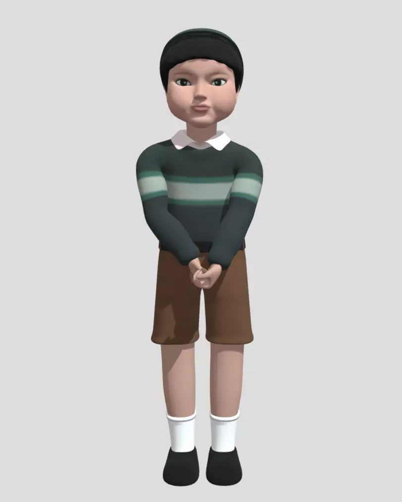 New Version Squid Game Doll ChulSu 3D model