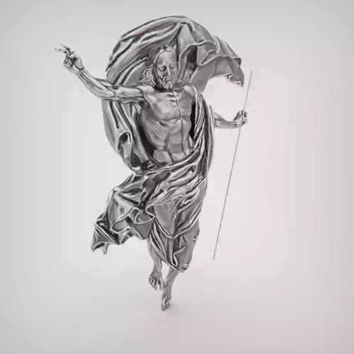 Jesus model 3d organic