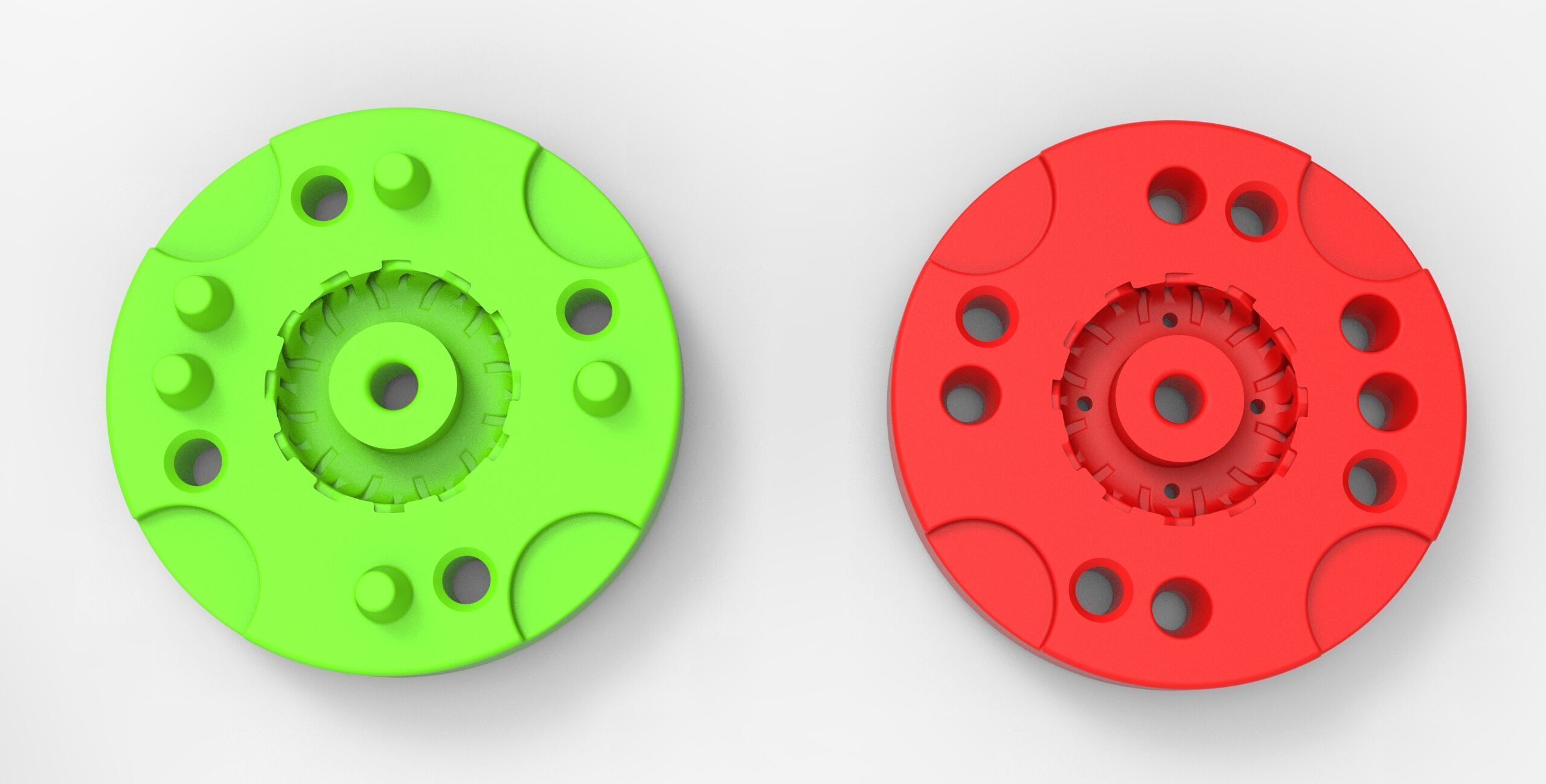 Mold for Tractor tire 44 Scale 3D print model_13