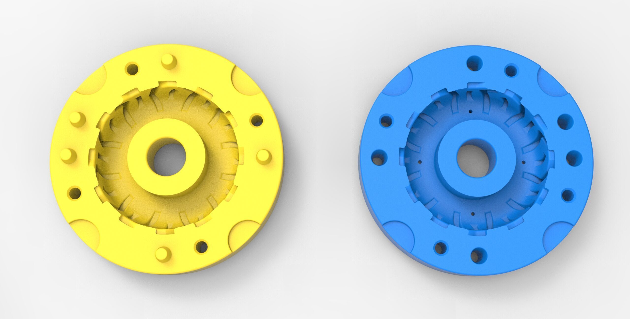 Mold for Tractor tire 44 Scale 3D print model_3