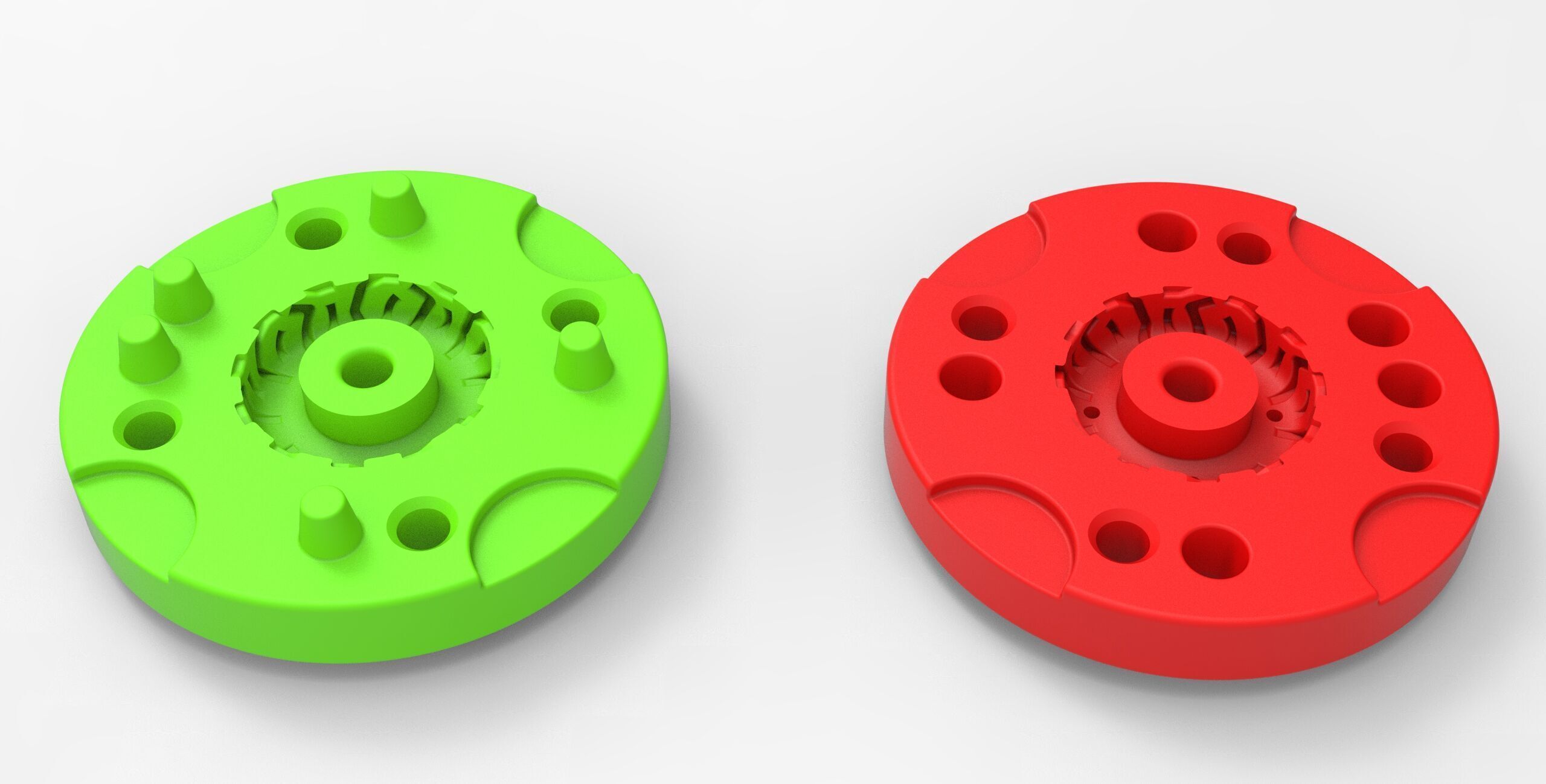 Mold for Tractor tire 44 Scale 3D print model_12