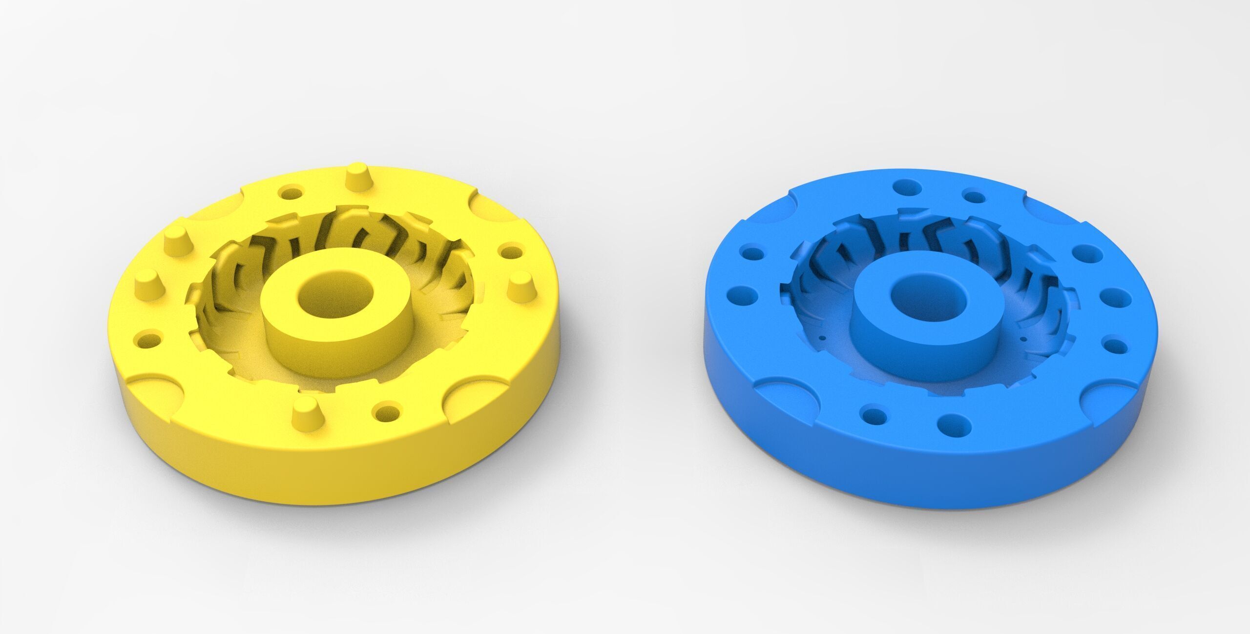 Mold for Tractor tire 44 Scale 3D print model_2