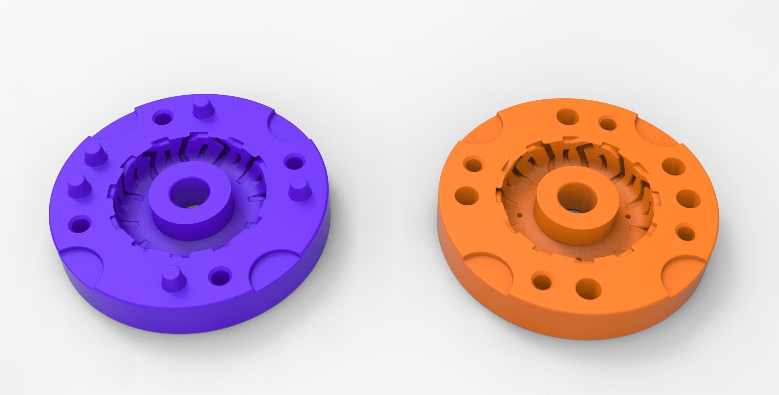 Mold for Tractor tire 44 Scale 3D print model_9