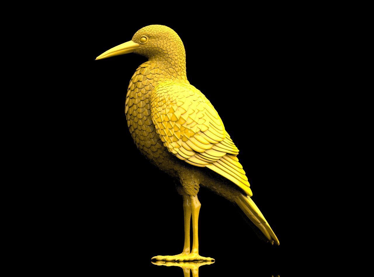 Bird Sculpture 3D print model_17