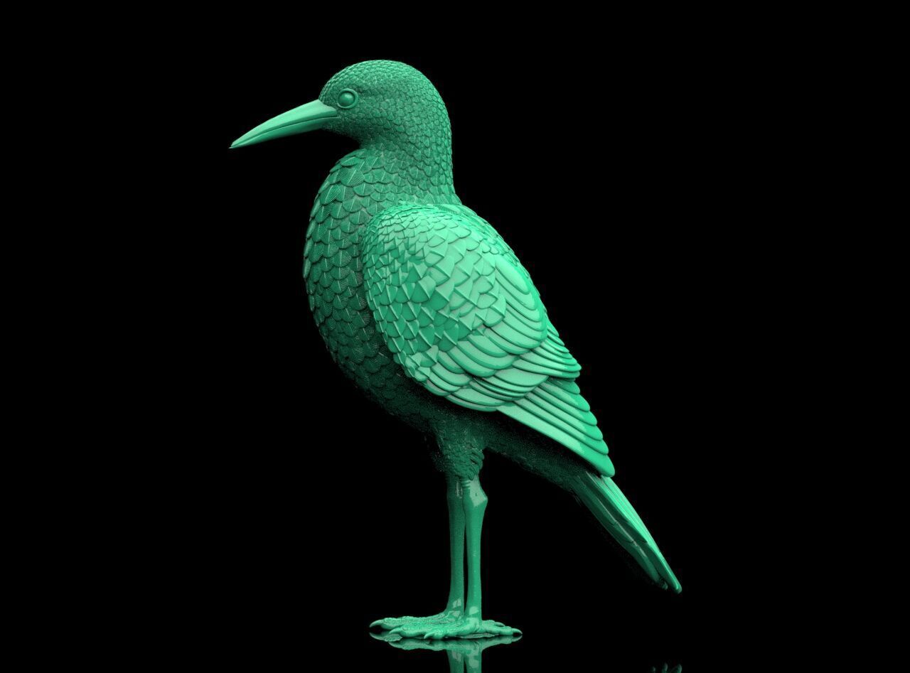 Bird Sculpture 3D print model_18