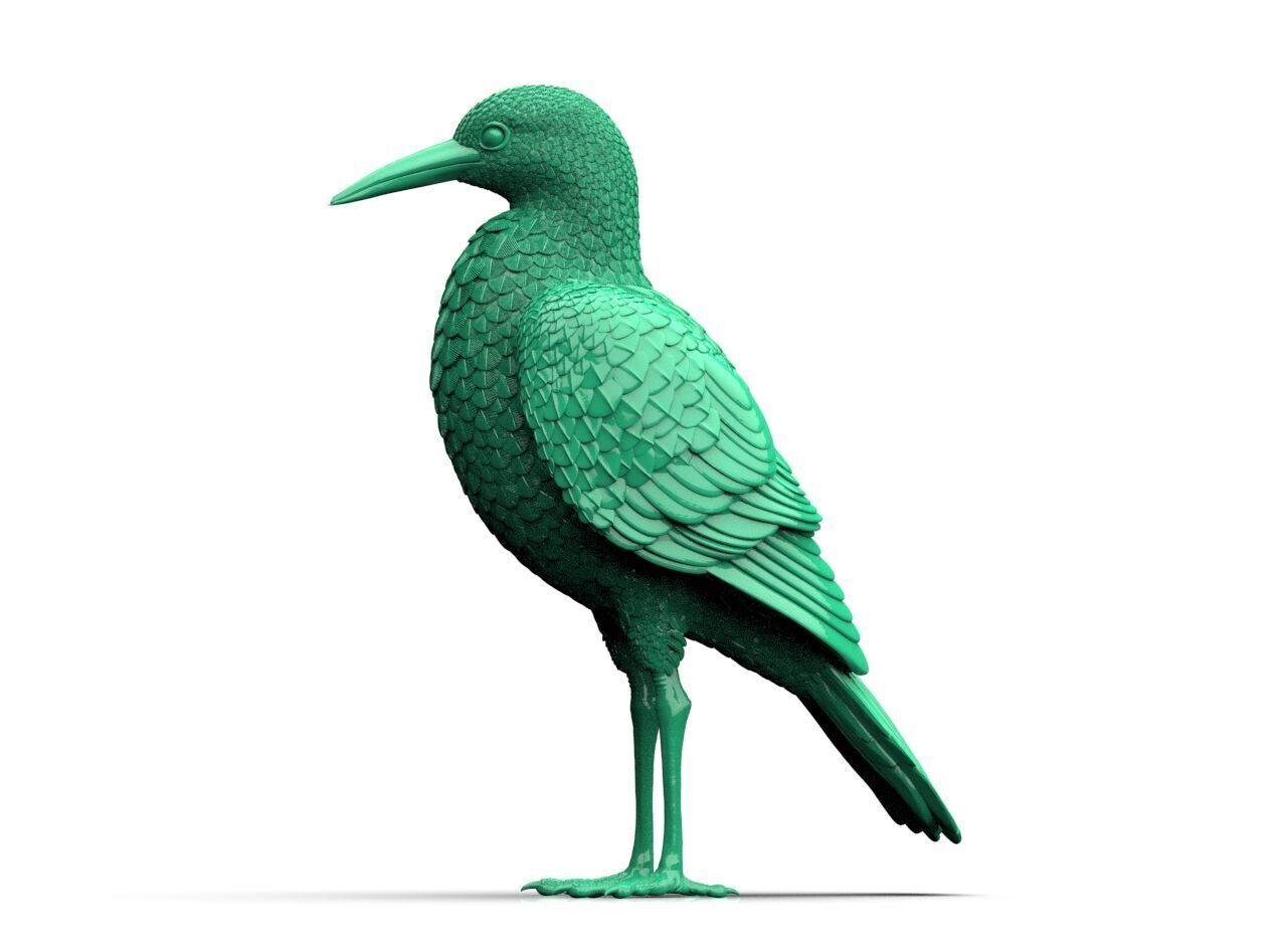 Bird Sculpture 3D print model_15