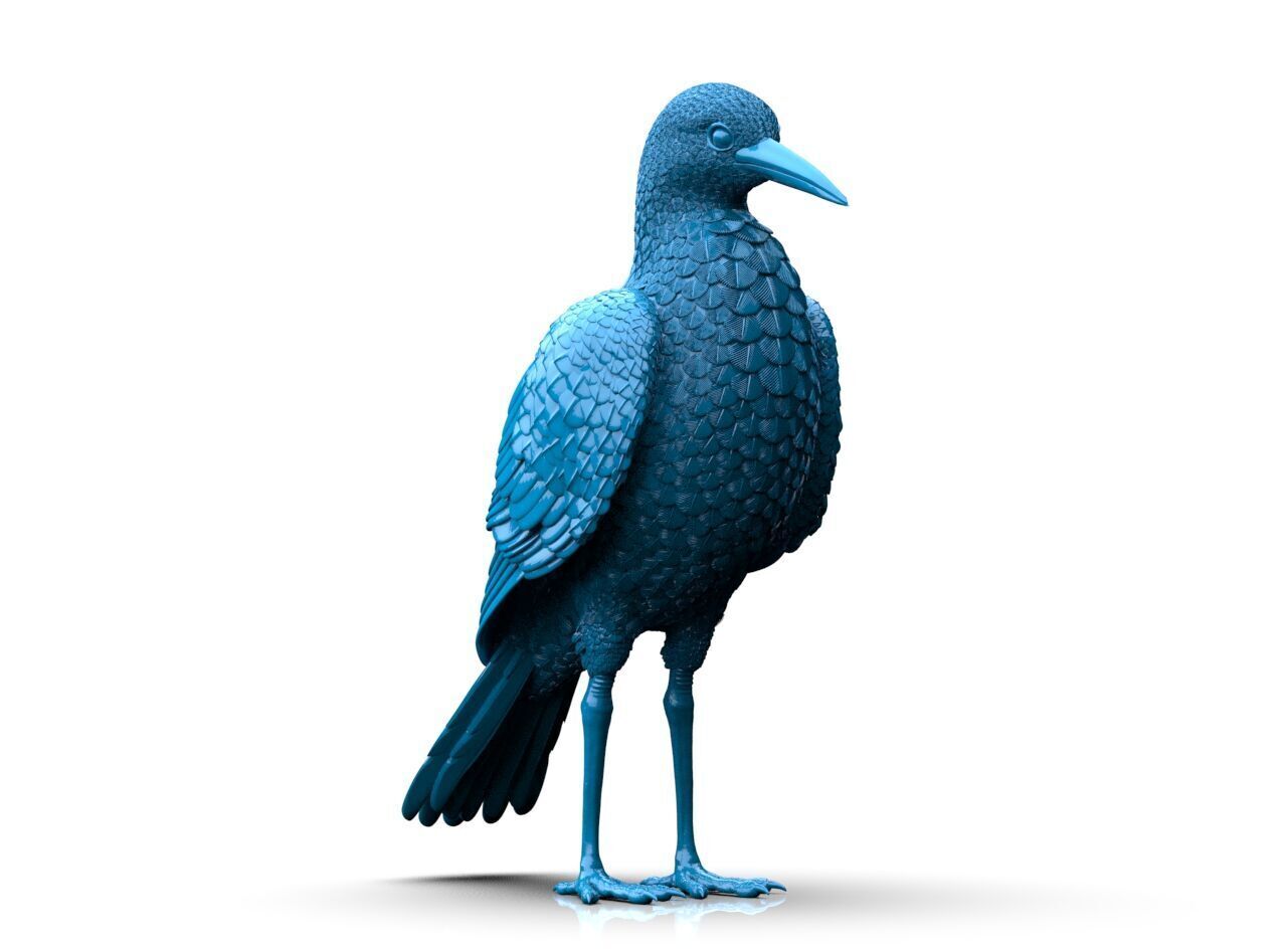 Bird Sculpture 3D print model_3