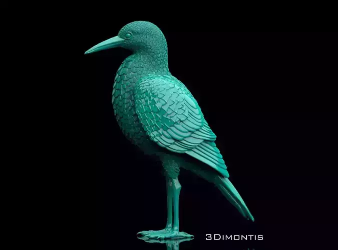 Bird Sculpture 3D print model