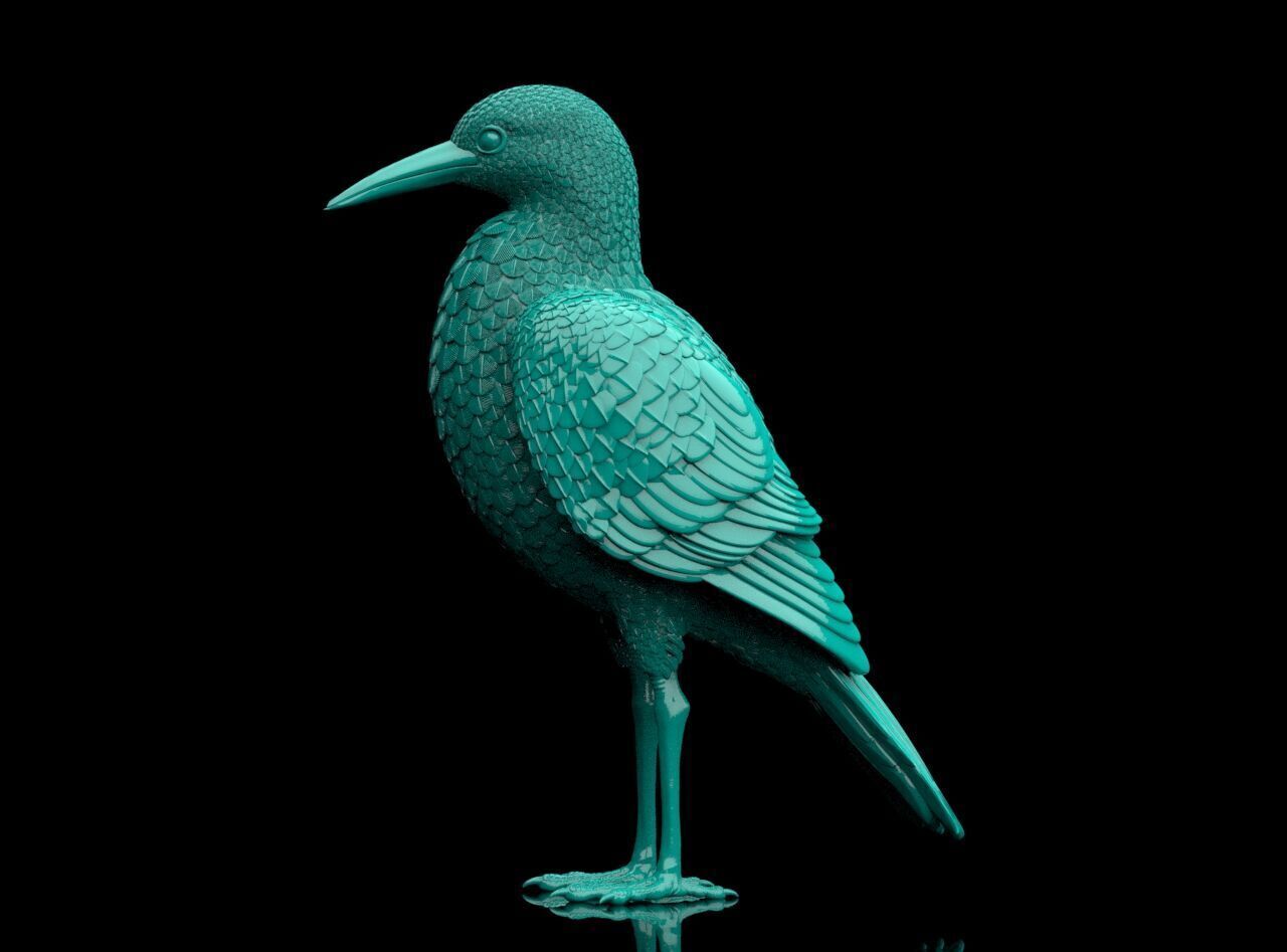 Bird Sculpture 3D print model_19