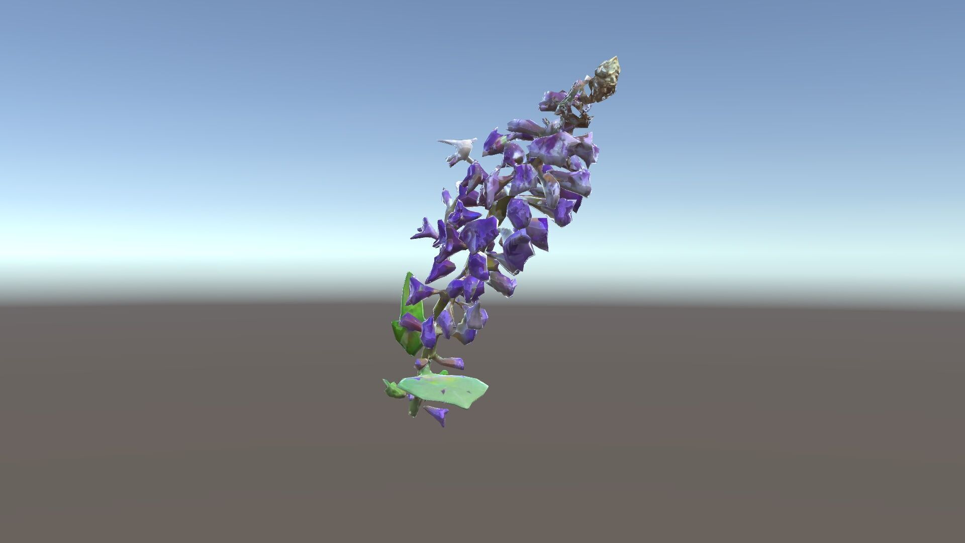 Purple Flower Model Pack with Multiple Levels of Detail Low-poly 3D model_35