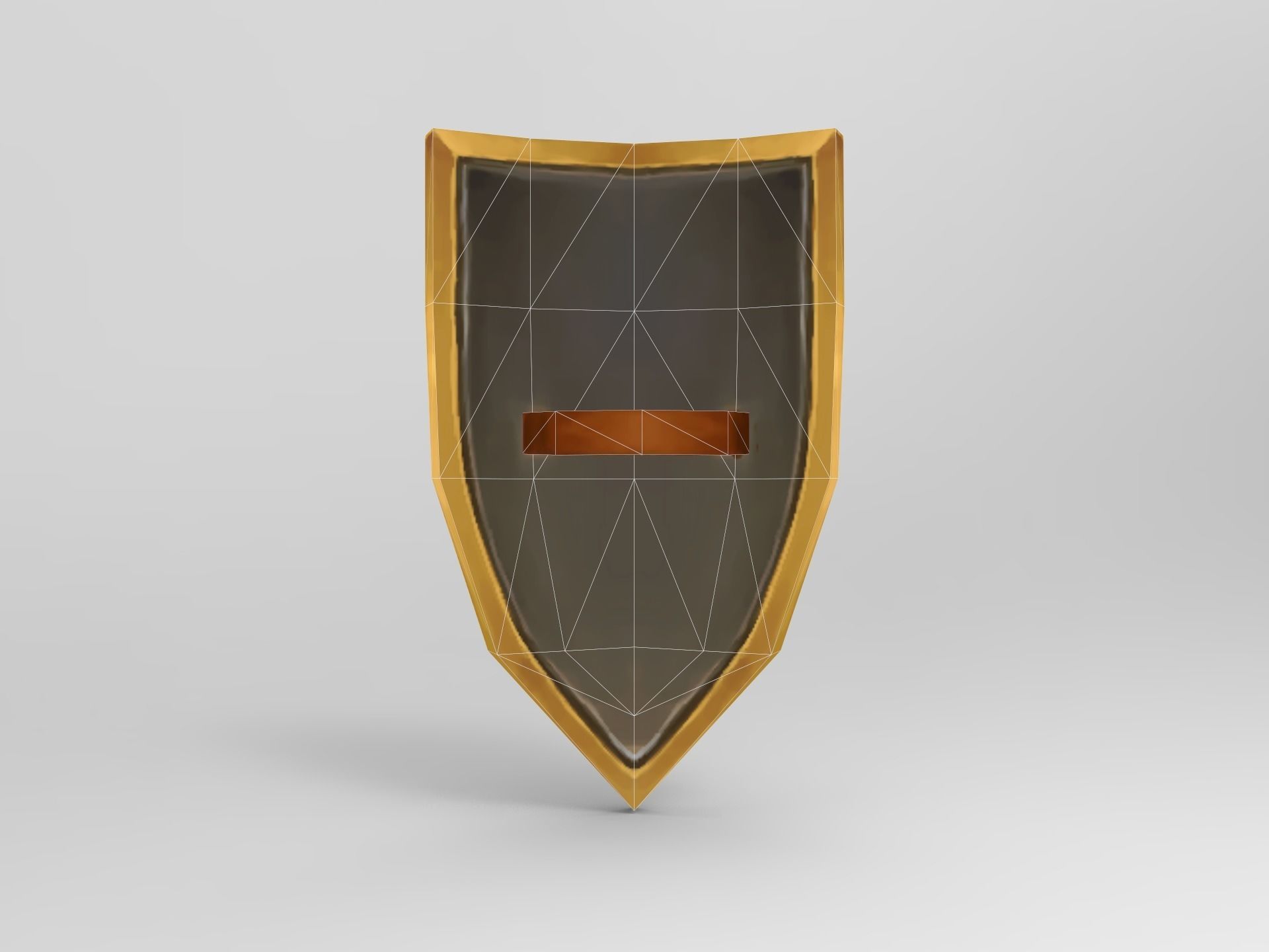 Knight Character Horse Low-poly 3D model_18