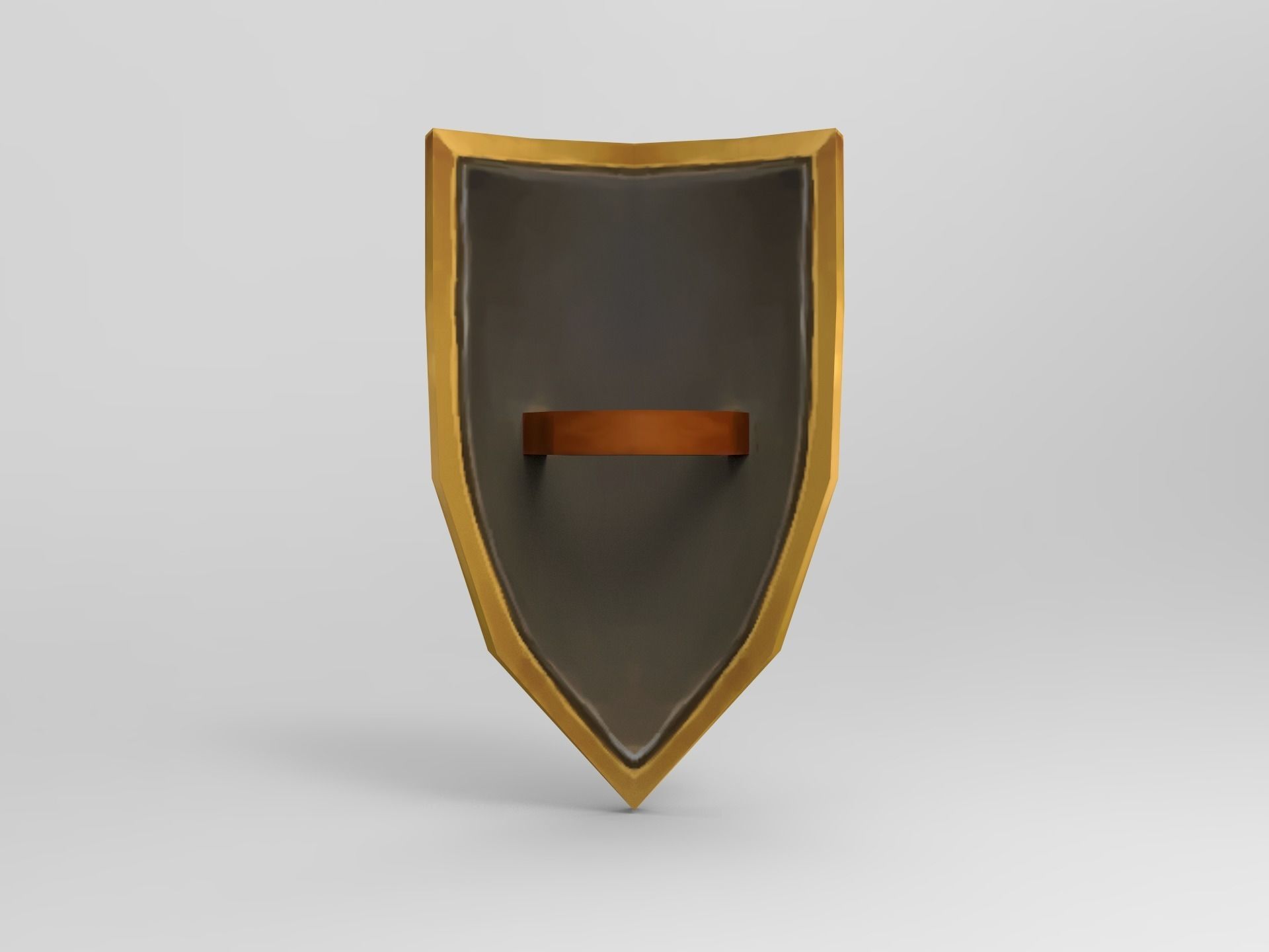 Knight Character Horse Low-poly 3D model_9