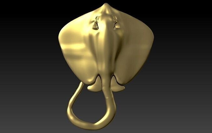 Manta Ray Pendant Jewelry 3D print model