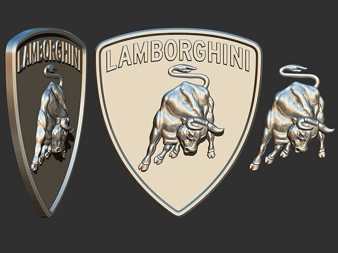 Bull Medal - Pendant 3D print model