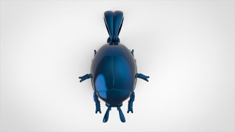 Ladybug Pendant Necklace charm Bracelet Jewelry  3D print model_22