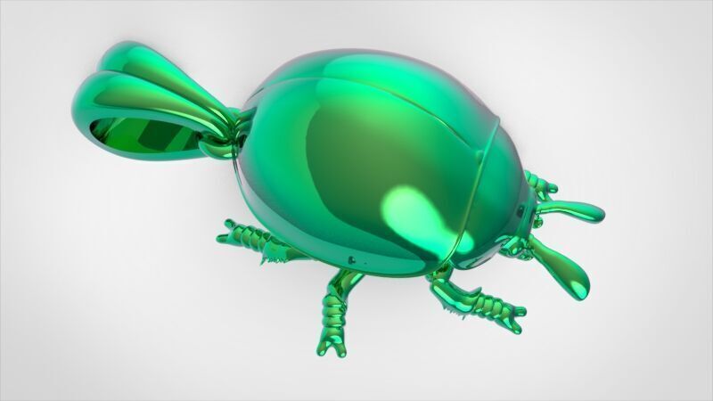 Ladybug Pendant Necklace charm Bracelet Jewelry  3D print model_17