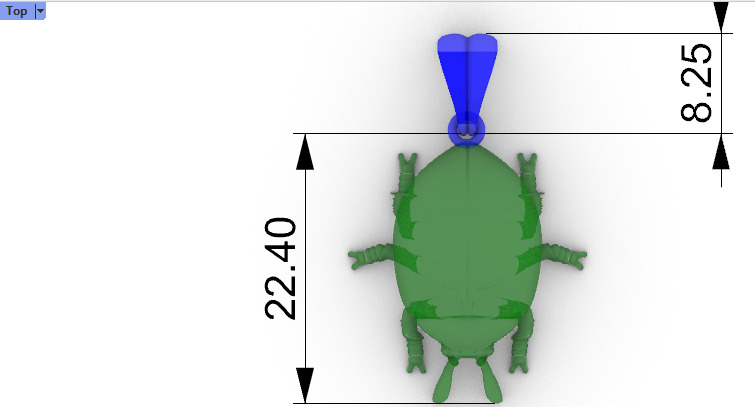 Ladybug Pendant Necklace charm Bracelet Jewelry  3D print model_24