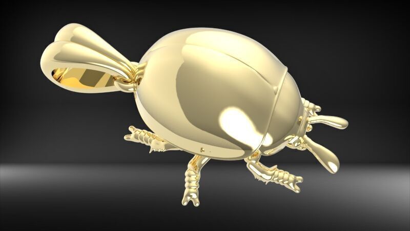 Ladybug Pendant Necklace charm Bracelet Jewelry  3D print model_2