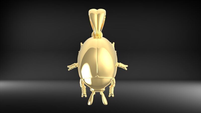 Ladybug Pendant Necklace charm Bracelet Jewelry  3D print model_1