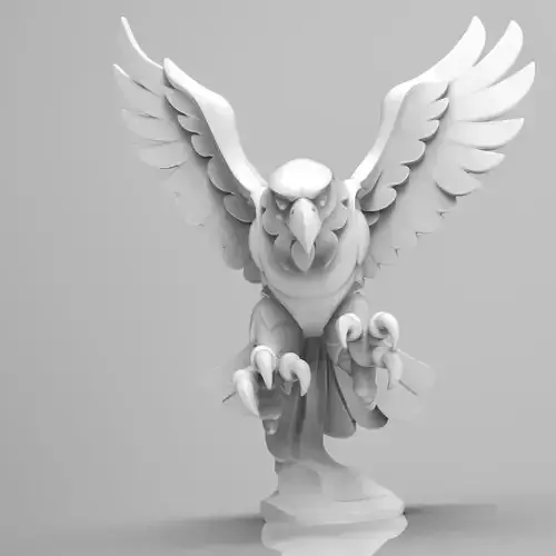 Elegant Eagle minimalist Sculpture