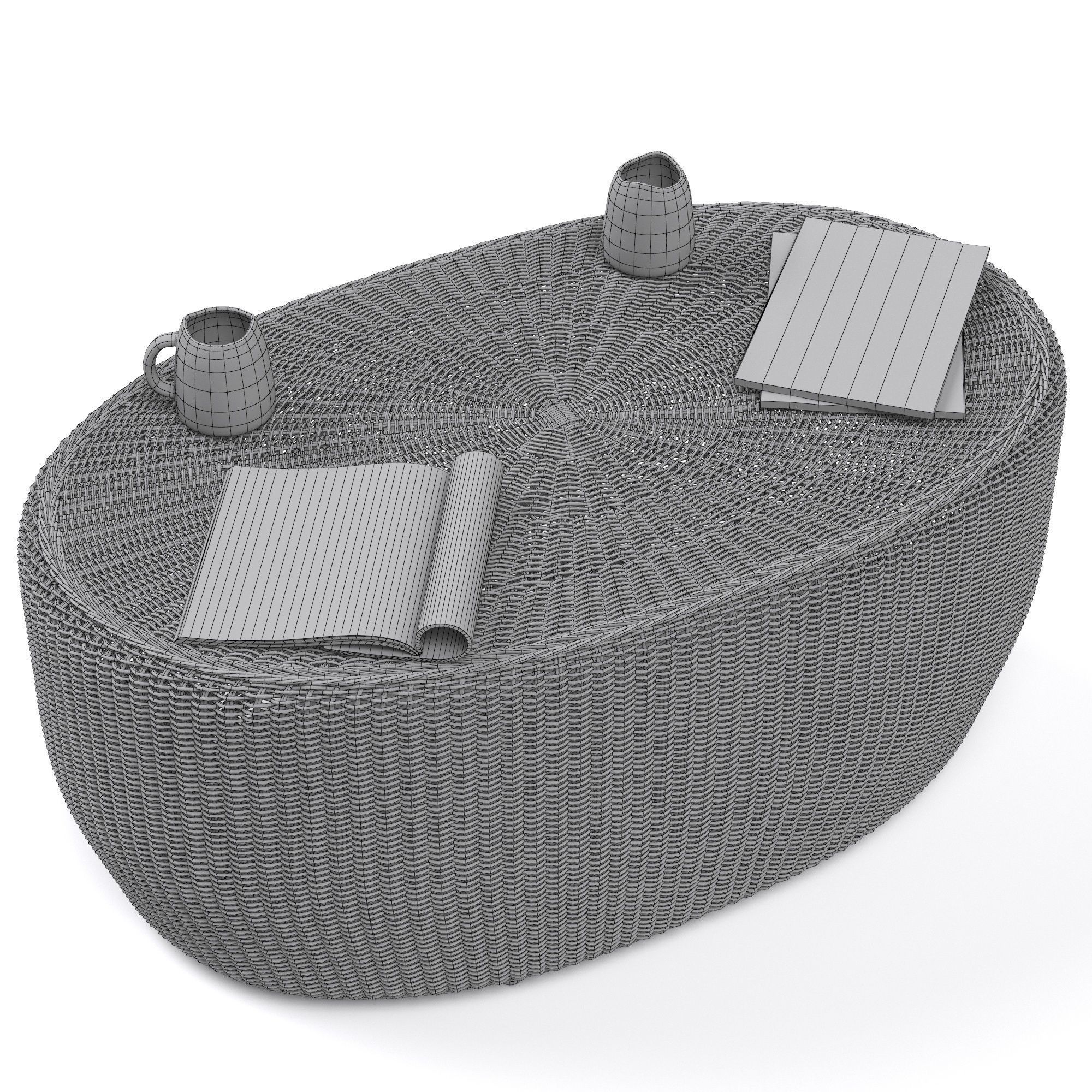 VARASCHIN Bolero Lounge Chair  3D model_8