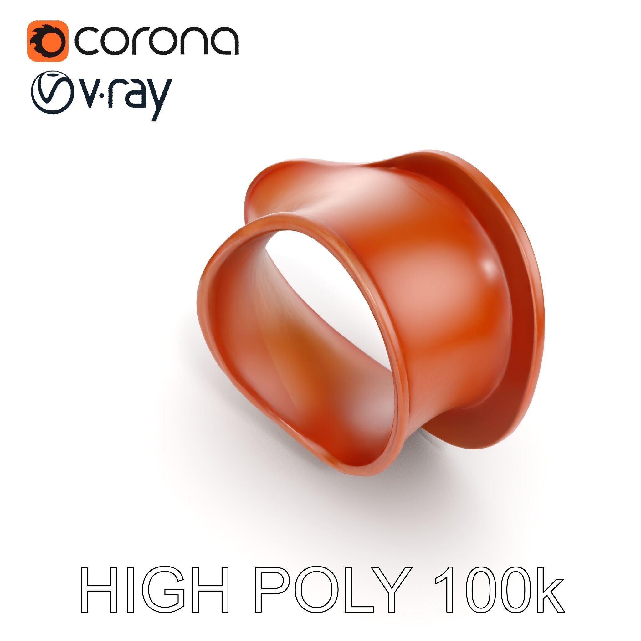 Rustic Torus Knot Decor D Model Pack Low-poly 3D model_19